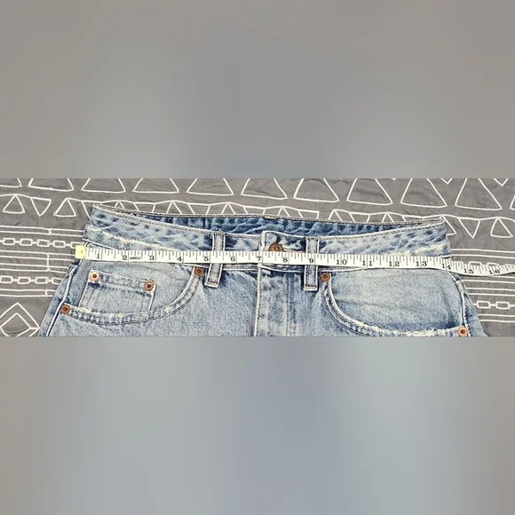 Ksubi Distressed Denim Mini Skirt Size 25 - Picture 3 of 6